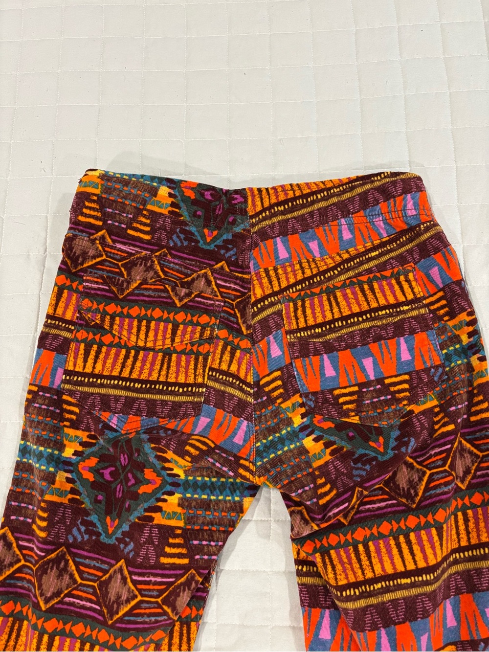 We The Free Printed Corduroy Pull-On Flare Pants Women’s US 29 - Picture 5 of 13